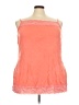 Maurices 100% Polyester Orange Sleeveless Blouse Size 28 (4) - photo 1