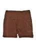 Apana Solid Brown Athletic Shorts Size L - photo 1