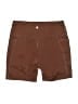 Apana Solid Brown Athletic Shorts Size L - photo 2
