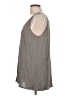 Eileen Fisher 100% Linen Gray Sleeveless T-Shirt Size L - photo 5