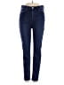 Just Black Solid Blue Jeans Size 26 waist (petite) - photo 1
