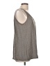 Eileen Fisher 100% Linen Gray Sleeveless T-Shirt Size L - photo 4
