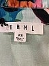 THML 100% Polyester Print Teal Cocktail Dress Size XS - photo 6