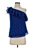 Apt. 9 100% Polyester Blue Sleeveless Blouse Size XS - photo 1