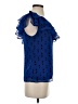 Apt. 9 100% Polyester Blue Sleeveless Blouse Size XS - photo 4