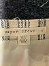 Paper Crown Stripes Gray Ivory Romper Size S - photo 4