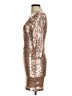 Lulus 100% Polyester Metallic Gold Cocktail Dress Size M - photo 5
