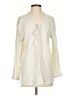 Billabong 100% Cotton Ivory Long Sleeve Blouse Size S - photo 1