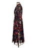 Aqua 100% Polyester Floral Black Cocktail Dress Size S - photo 5