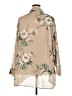 JLUXLABEL Floral Tan 3/4 Sleeve Blouse Size XXL - photo 2