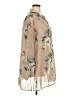 JLUXLABEL Floral Tan 3/4 Sleeve Blouse Size XXL - photo 4