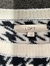 Ann Taylor LOFT 100% Nylon Houndstooth Silver White Pullover Sweater Size L - photo 7
