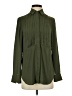 J.Crew 100% Polyester Green Long Sleeve Blouse Size 2 - photo 1
