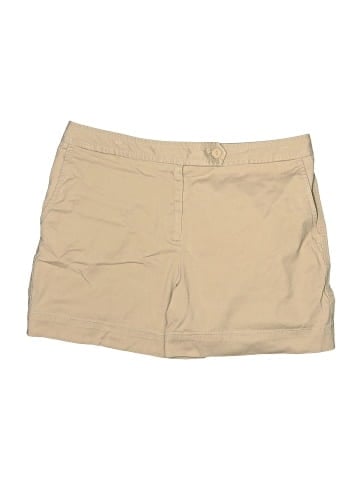 Ann Taylor Khaki Shorts (view 1)