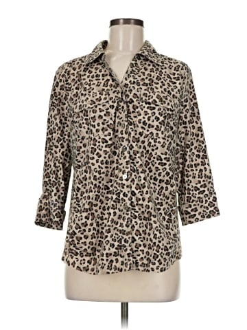 Cathy 3/4 Sleeve Button-Down Shirt (view 1)