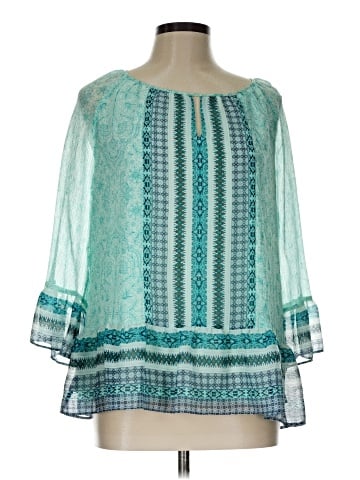 St. John's Bay 3/4 Sleeve Blouse (view 1)