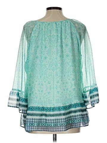 St. John's Bay 3/4 Sleeve Blouse (view 2)