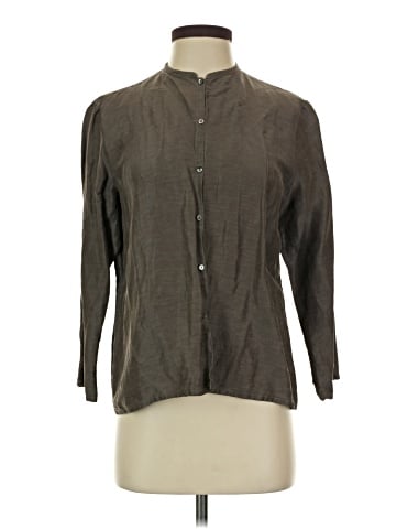 Eileen Fisher Long Sleeve Blouse (view 1)