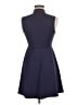 Unbranded Solid Blue Casual Dress Size M - photo 2
