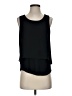 Ann Taylor LOFT 100% Polyester Black Sleeveless Blouse Size S - photo 1