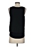 Ann Taylor LOFT 100% Polyester Black Sleeveless Blouse Size S - photo 2
