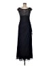 Xscape 100% Polyester Black Cocktail Dress Size 8 - photo 1