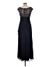 Xscape 100% Polyester Black Cocktail Dress Size 8 - photo 2