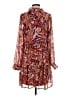 1.State Paisley Burgundy Casual Dress Size S - photo 2