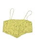 Heart & Hips 100% Polyester Floral Yellow Swimsuit Top Size M - photo 1