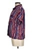 Lularoe 100% Rayon Stripes Blue Short Sleeve Blouse Size M - photo 5
