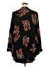 Torrid Floral Black 3/4 Sleeve Blouse Size 4X Plus (4) - photo 2