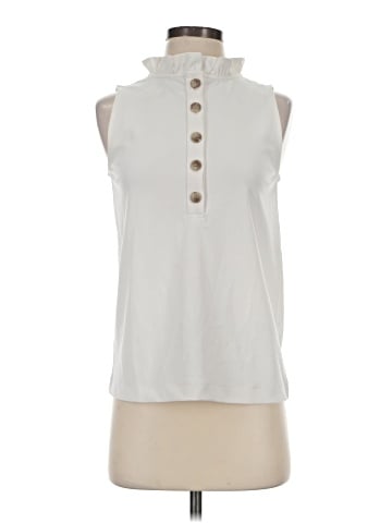 Ann Taylor Sleeveless Button-Down Shirt (view 1)