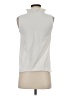 Ann Taylor Ivory Sleeveless Button-Down Shirt Size XXS - photo 2