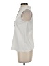 Ann Taylor Ivory Sleeveless Button-Down Shirt Size XXS - photo 5