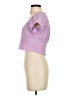 Topshop Purple Short Sleeve Top Size 4 - photo 5