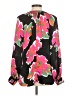 Hazel 100% Polyester Black Long Sleeve Blouse Size M - photo 2