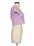 Topshop Purple Short Sleeve Top Size 4 - photo 4