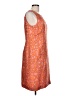 Talbots Paisley Orange Cocktail Dress Size 10 - photo 4