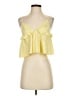 Shein 100% Polyester Yellow Sleeveless Blouse Size XS - photo 1