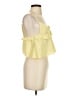 Shein 100% Polyester Yellow Sleeveless Blouse Size XS - photo 4
