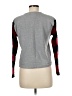 Caron Callahan 100% Cotton Plaid Gray Pullover Sweater Size M - photo 2