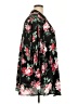 Torrid 100% Polyester Floral Black 3/4 Sleeve Blouse Size 5X Plus (5) - photo 4
