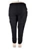Caslon 100% Linen Solid Black Linen Pants Size 2X - photo 2