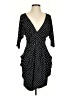 B. Smart Polka Dots Black Cocktail Dress Size S (estimated) - photo 1