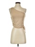 SALTY Tan Sleeveless Blouse Size S - photo 1
