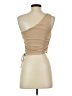 SALTY Tan Sleeveless Blouse Size S - photo 2