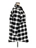 HOTOUCH Checkered-gingham Black 3/4 Sleeve Button-Down Shirt Size XXL - photo 4
