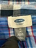 Old Navy 100% Cotton Plaid Blue Long Sleeve Button-Down Shirt Size 8 - photo 3