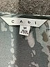 CAbi 100% Polyester Gray Ivory Sleeveless Blouse Size M - photo 7