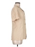 Studio 1 Tan Ivory Short Sleeve Blouse Size Med - photo 4